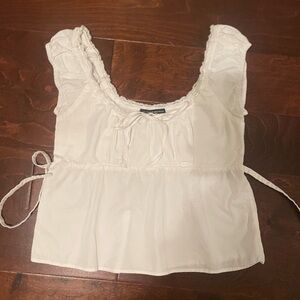 Lace Lined Brandy Melville Tie Top